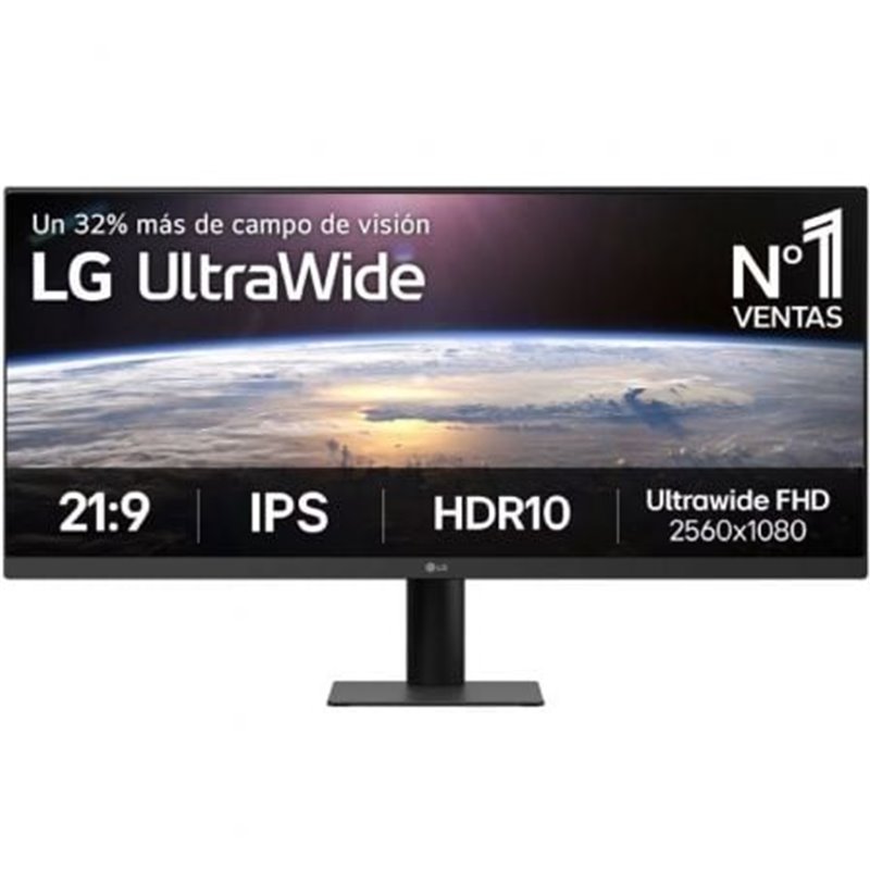 Monitor Profesional Ultrapanor�mico LG UltraWide 34U511A-B 34"/ UWFHD/ Negro