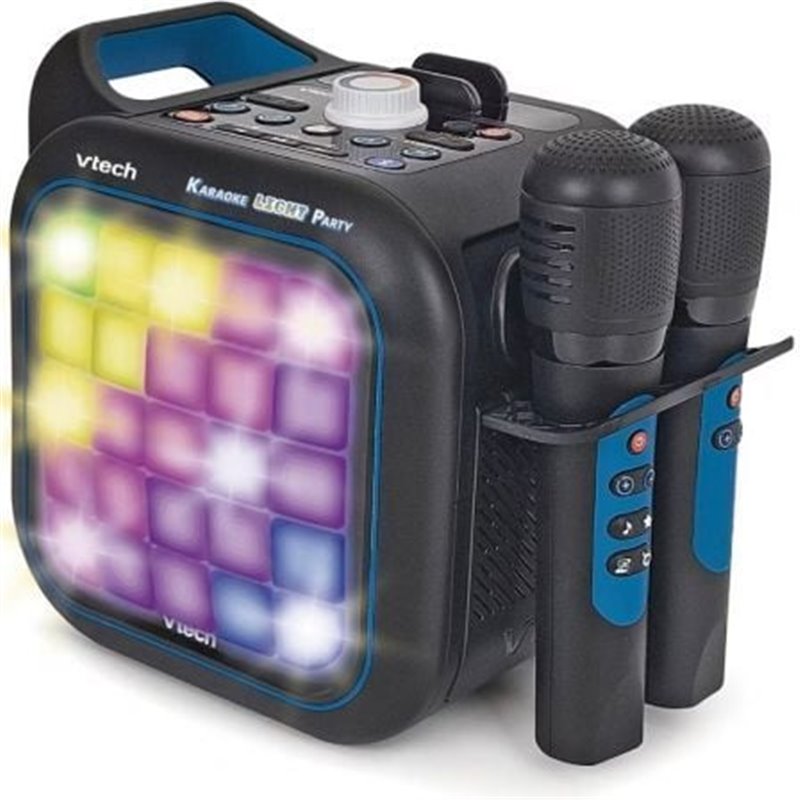 Altavoz con Bluetooth Vtech Karaoke light party Duo Disco edition/ Incluye 2 microfonos