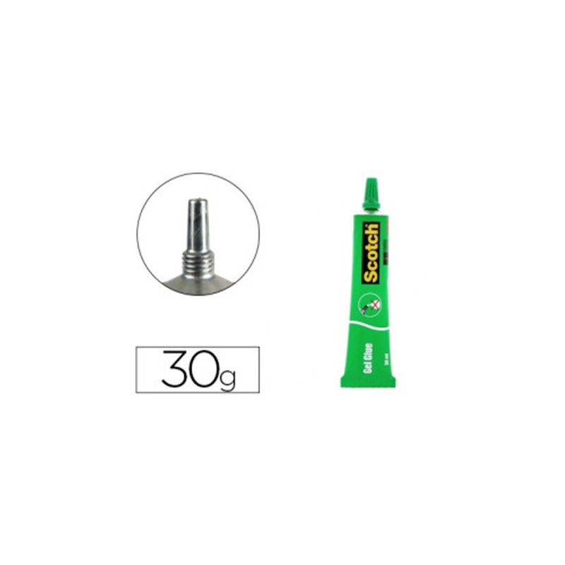 BLÍSTER ADHESIVO GEL MULTIUSO UNIVERSAL TUBO 30GR 3045C12 SCOTCH 7100290782