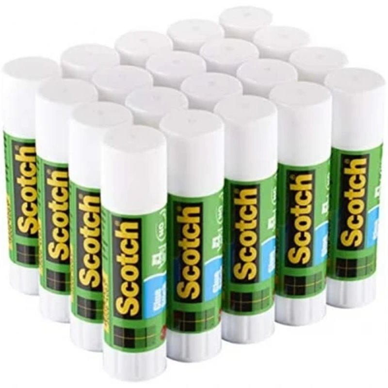 EXPOSITOR 20 BARRAS ADHESIVO PERMANENTE 21G 6221DN SCOTCH 7100115346