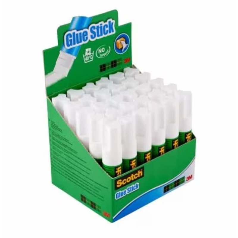 EXPOSITOR 30 BARRAS ADHESIVO PERMANENTE 8G 6208D30 SCOTCH 7100116519