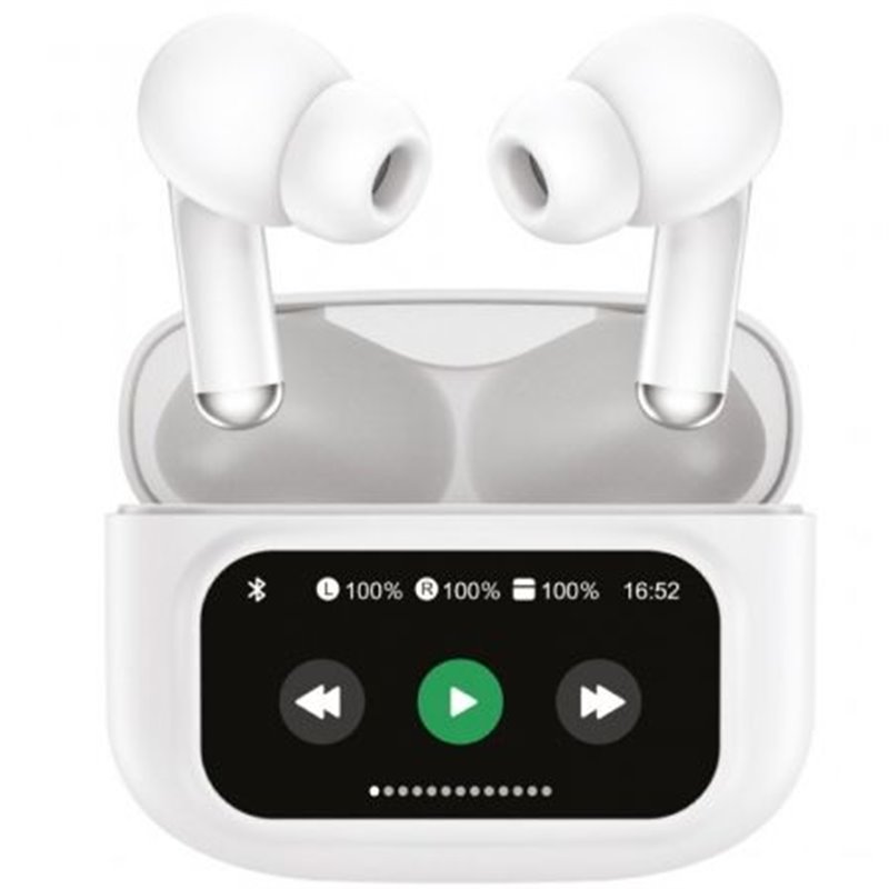 Auriculares Bluetooth Muvit For Change True Wireless Est�reo con estuche de carga/ Autonom�a 6h/ Blancos