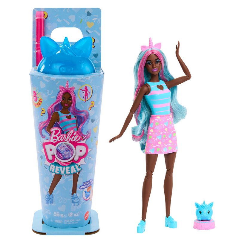 Muñeca Fiesta de Animales Pop Reveal Barbie