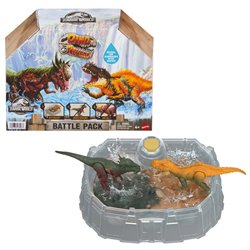 Set 2 Dinosaurios Dino Reveal Battle Pack Jurassic World surtido