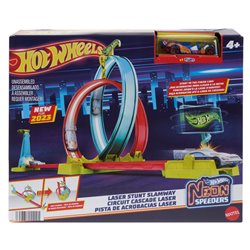 Pista Acrobacias Laser Neon Speeders Hot Wheels
