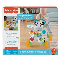 Andador Ríe y Aprende Cebra Parlanchina Primeros Pasos