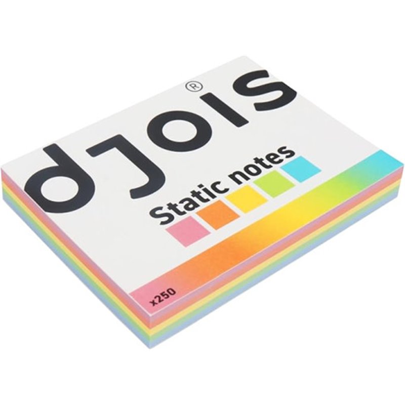 BLOC 250 NOTAS ELECTROSTÁTICAS (M) 100X75MM. 5 COLORES SURTIDOS TARIFOLD 200611