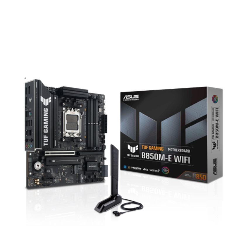 ASUS TUF GAMING B850M-E WIFI AMD B850 Zócalo AM5 micro ATX