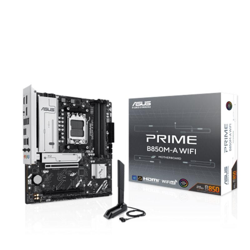 ASUS PRIME B850M-A WIFI AMD B850 Zócalo AM5 micro ATX