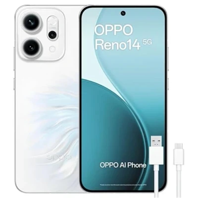 OPPO RENO14 5G  12GB 256GB OPAL WHITE+CABLE