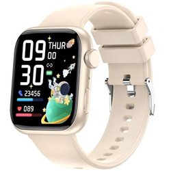 Smartwatch Forever IGo Watch 3 JW-500/ Notificaciones/ Frecuencia Card�aca/ Marfil