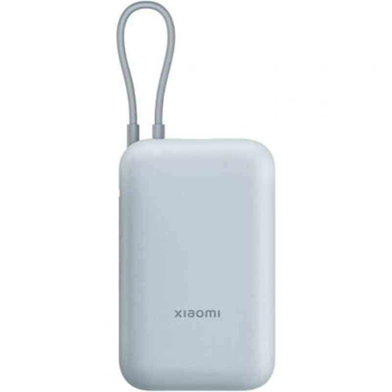 Powerbank 10000mAh Xiaomi Power Bank Integrated Cable/ 22.5W/ Azul/ Incluye Cable USB Tipo-C