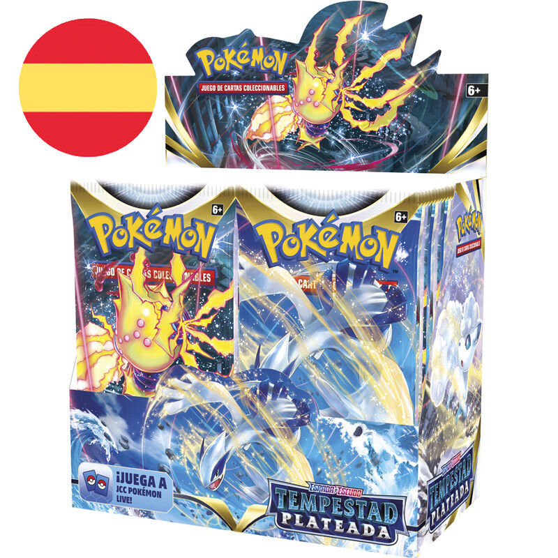 Sobre cartas Tempestad Plateada Espada y Escudo Pokemon español