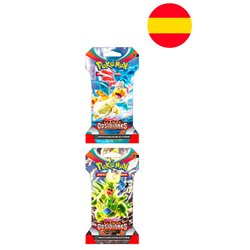 Sobre cartas Llamas Obsidianas Escarlata y Purpura Pokemon español