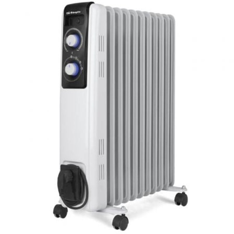 Radiador de Aceite Orbegozo RF 2500A/ 3 Potencias/ 1000-1500-2500W/ 11 Elementos Calor�ficos