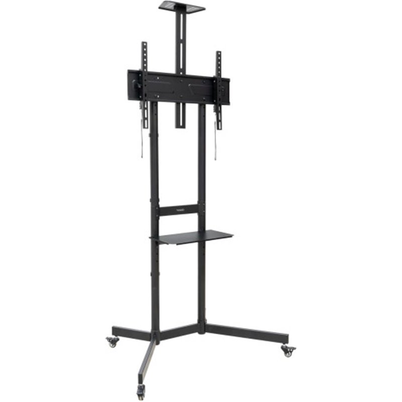 (P) TOOQ SOPORTE SUELO RUEDAS "NEFERTITI", 37-70", NEGRO