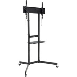 (P) TOOQ SOPORTE SUELO RUEDAS "KEFRÉN" 37-70", NEGRO