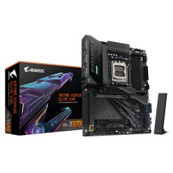 PLACA GIGABYTE X870 AORUS ELITE X,AMD,AM5,X870,4DDR5,256GB,1HDMI+2USB4,2SATA6+2M.2,5GBLAN+WIFI7+BT5.4,10USB3.2,ATX