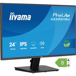 MONITOR IIYAMA PROLITE, 24 PULGADAS, 60.5CM, IPS PANEL TECHNOLOGY, 1920X1080, 120HZ, MATE NEGRO