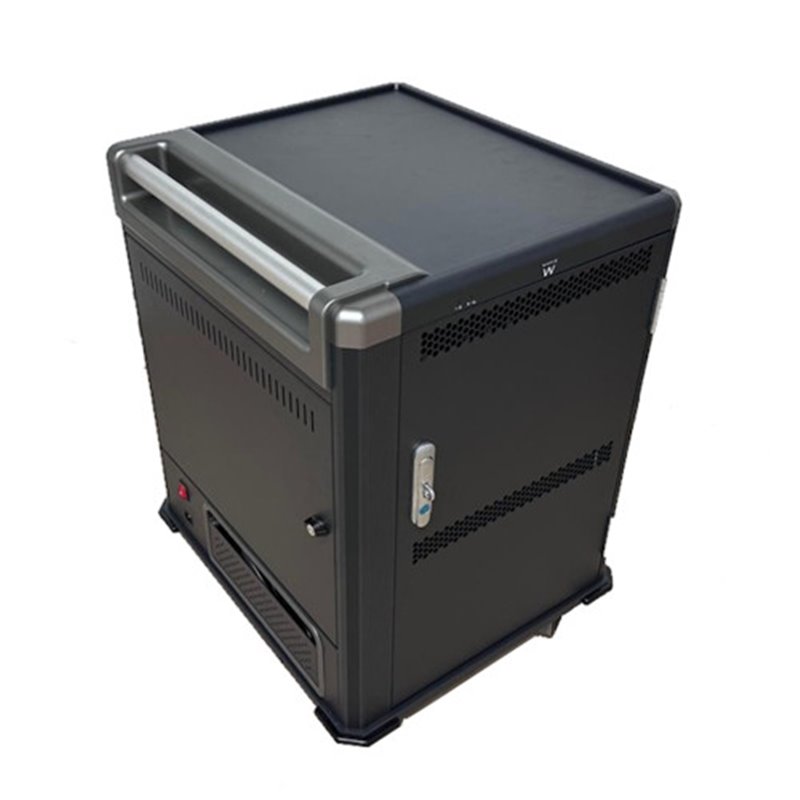 Ewent EW1703 carrito y armario de dispositivo portátil Carro de gestión y carga para dispositivos portátiles Negro, Gris