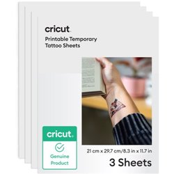 CRICUT PRINTABLE TATTOO PAPER A4 (3) TRANSPARENT