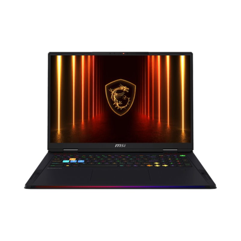 MSI Raider 18 HX AI A2XWJG-459ES Intel Core Ultra 9 285HX Portátil 45,7 cm (18") UHD+ 64 GB DDR5-SDRAM 2 TB SSD NVIDIA GeForce R