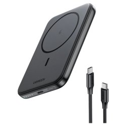 Ugreen 25207 batería externa 5000 mAh Cargador inalámbrico Negro