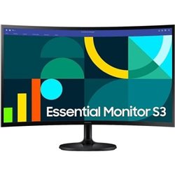 Monitor Profesional Samsung Essential Monitor S3 S36GD S24D362GAU/ 24"/ Full HD/ Negro