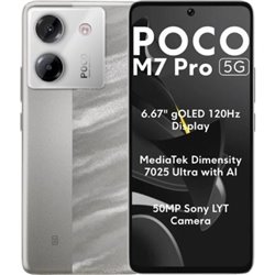 Smartphone Xiaomi POCO M7 Pro 8GB/ 256GB/ 6.67"/ 5G/ Plata