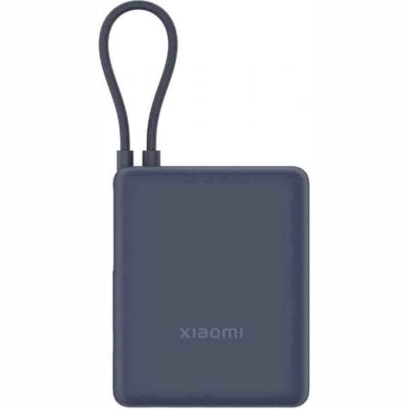 Powerbank 10000mAh Xiaomi 33W Power Bank Integrated Cable/ 33W/ Azul/ Incluye Cable USB Tipo-C