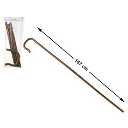 BASTON 167 CM DESMONTABLE MARRON