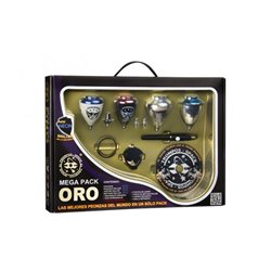 TROMPOS SPACE MALETIN MEGA PACK ORO NEON