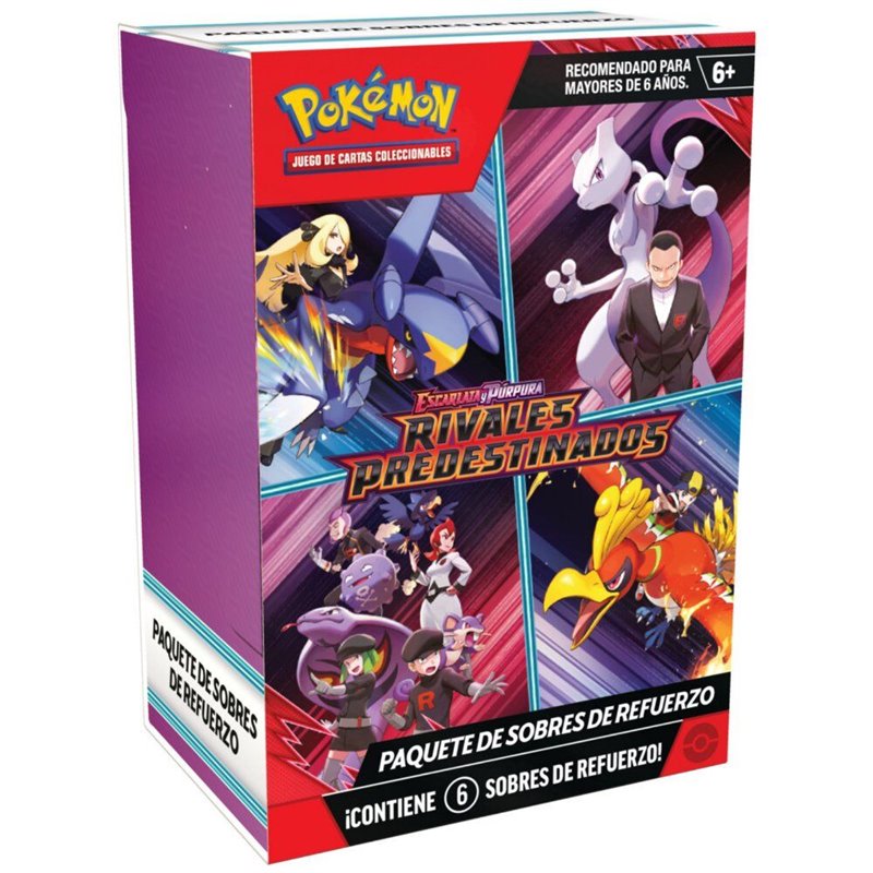 Latino Juego cartas Booster Bundle Rivales Predestinados Pokemon