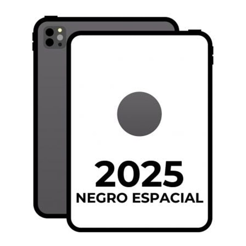 Apple iPad Pro 13" 2025 7th WiFi/ M5/ 1TB/ Negro Espacial