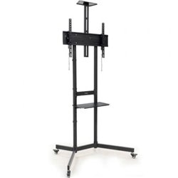 Soporte de Suelo Inclinable con Ruedas TooQ NEFERTITI FS1151M-B para TV de 37-70"/ hasta 70kg