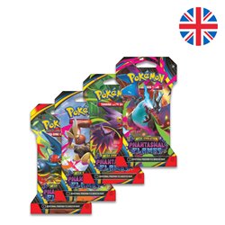 Sobre cartas con Funda Fuegos Fantasmales Pokemon ingles