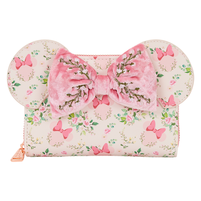 Cartera Floral Minnie Disney Loungefly