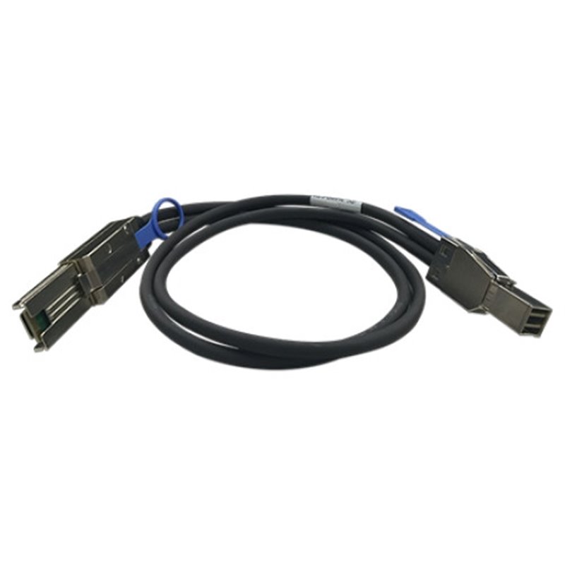 QNAP CAB-SAS30M-8644-8088 cable Serial Attached SCSI (SAS) 1 m Negro