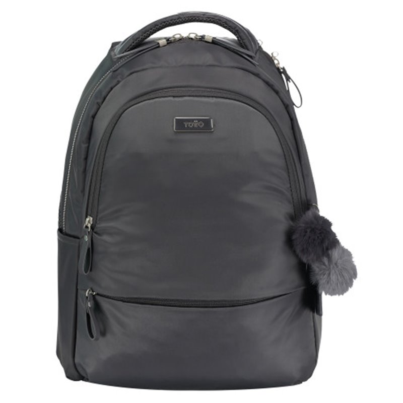 MOCHILA PARA PORTATIL DE 14 PULGADAS EJECUTIVA ADELAIDE 2 COLOR GRIS TOTTO MA04ADE002-22100-G98