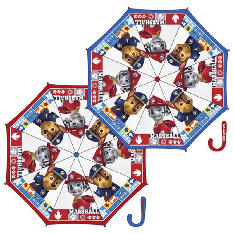 PARAGUAS TRANSPARENTE PATRULLA CANINA