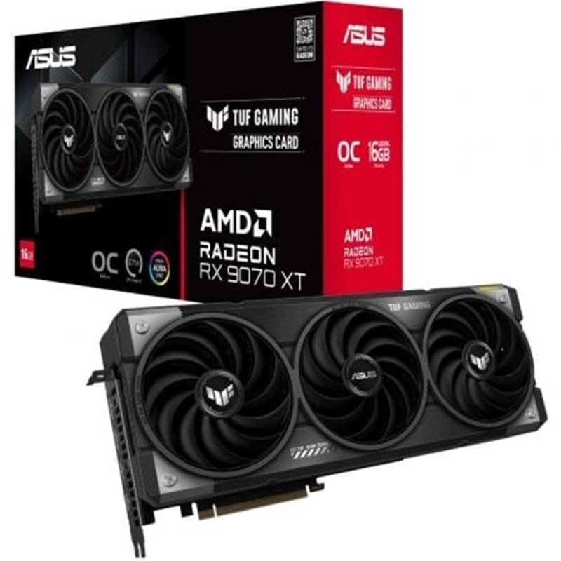 Tarjeta Gr�fica Asus TUF Gaming Radeon RX 9070 XT OC/ 16GB GDDR6