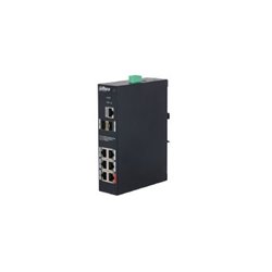 (DH-HS4208-4GT-90) DAHUA SWITCH INDUSTRIAL 8 PUERTOS, 4 PUERTOS POE, MANAGED