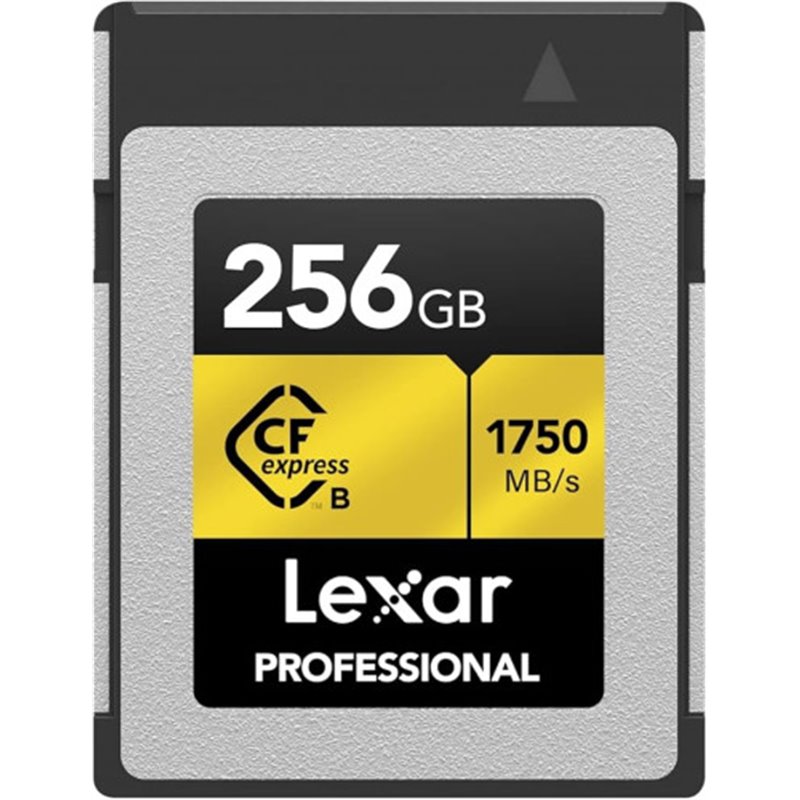 LEXAR 256GB PROFESSIONAL CFEXPRESS 4.0 TYPE-B CARD, UP TO 3700MB/S READ 3400MB/S WRITE. VPG 400