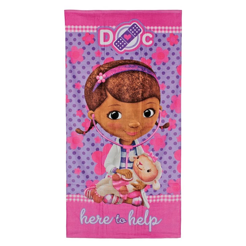 TOALLA PLAYA DOCTORA JUGUETES