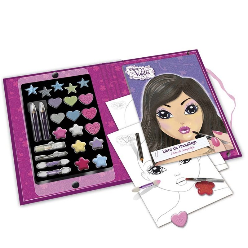 Violetta - Cuaderno de maquillaje completo, 19 x 23 cm