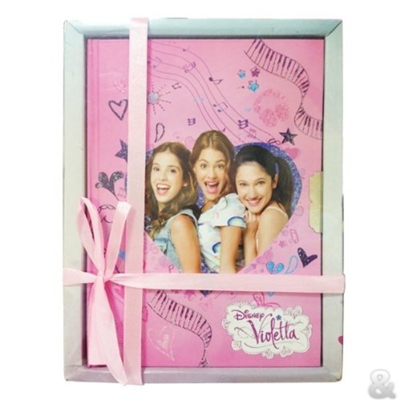 Violetta diario secreto con cerradura y llaves