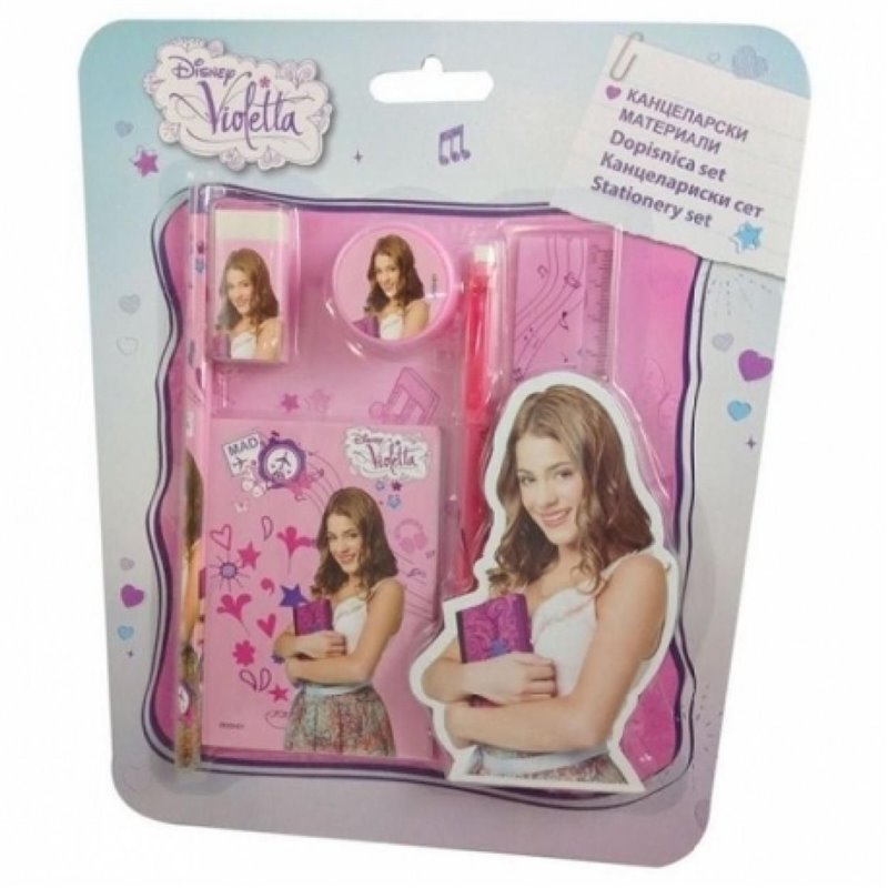 Set papeleria Violetta Disney 6pz