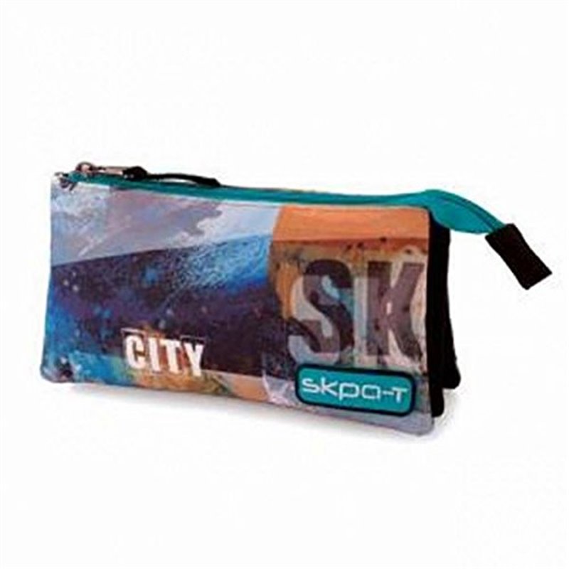 Portatodo triple SKPA-T azul