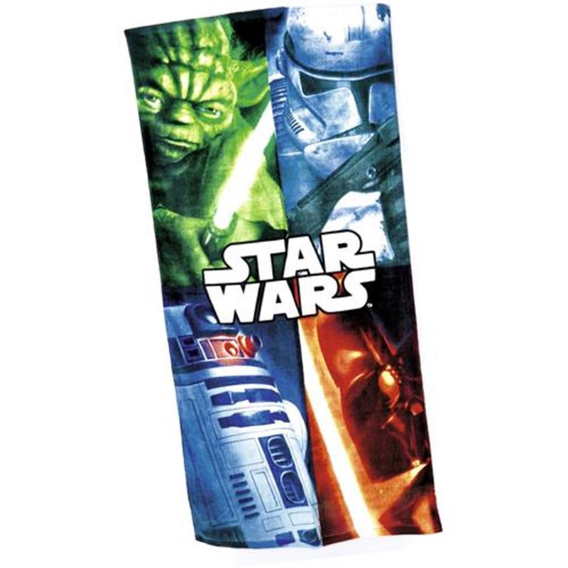 TOALLA PLAYA PERSONAJES STAR WARS