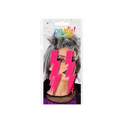 PENDIENTES NEON ROSA